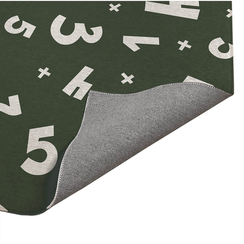Numbers Indoor Doormat, 24" W x 36" L, Chimichurri