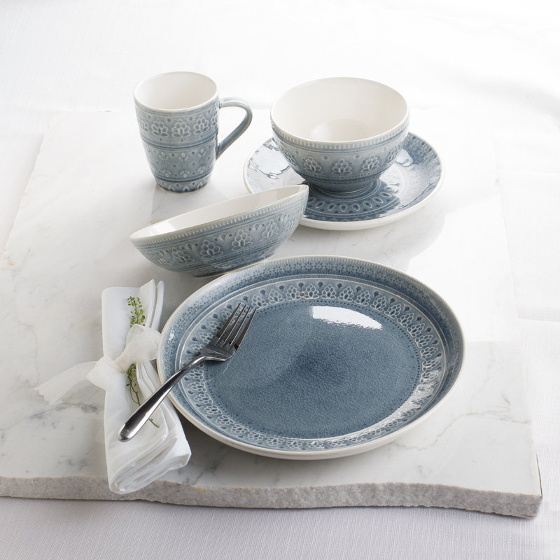 Service de table 20 pièces Fez, Gris