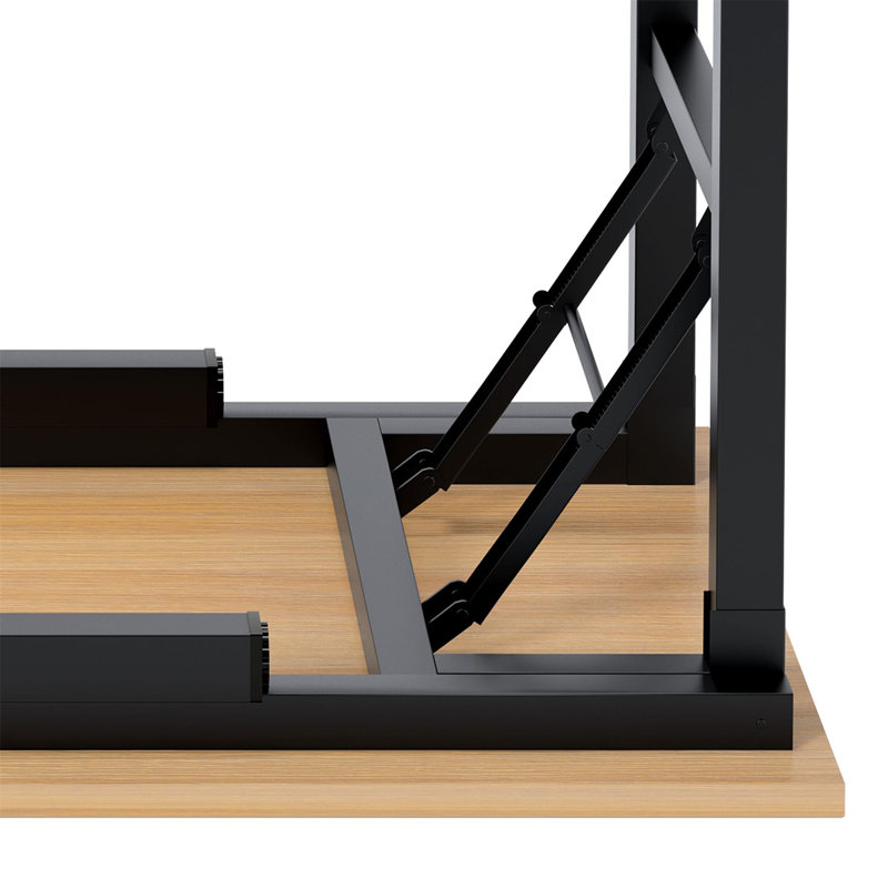 Aahliyah Computer Desk, Yellow/Black, 29.25" H x 47.24" W x 23.62" D