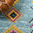 Bostwick Tribal Love Geometric Light Blue/Multi Rug-548905674