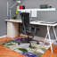 Tapis de chaise de bureau 9 à 5 Hydrangeas 35 po x 47 po