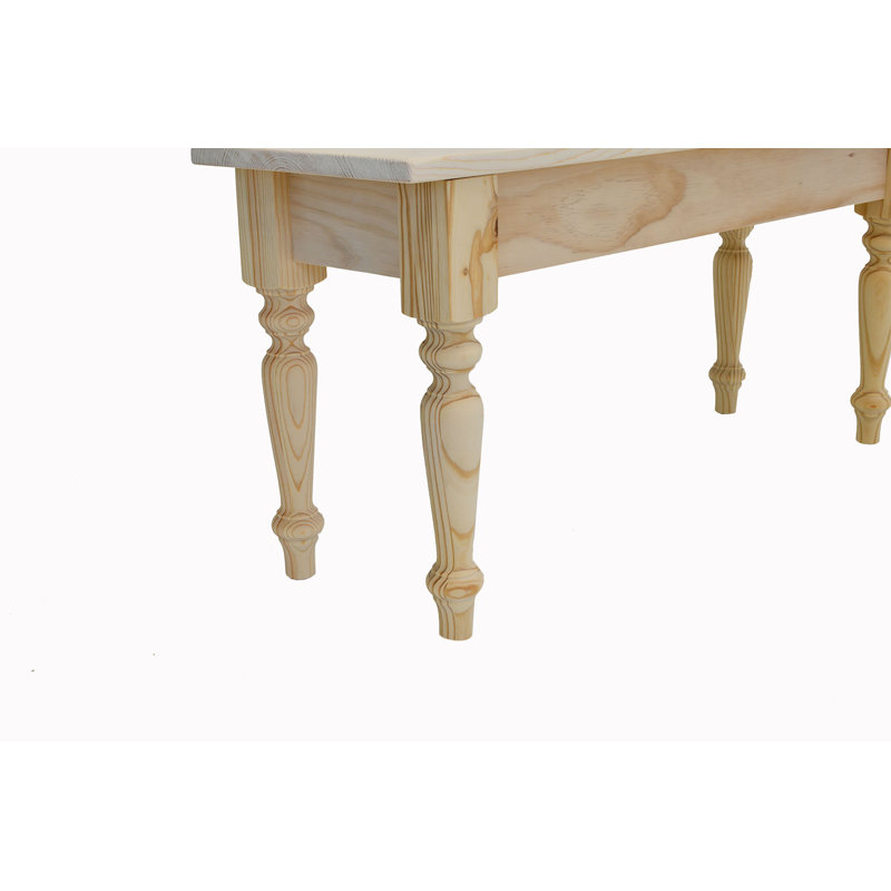 Banc de salle à manger en bois Dejardins, H 17 po x l 30 po x P 12 po