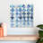 Blue Quatrefoil I-109222362