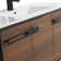 Fine Fixtures Oakville 42 In. W X 18 In. D X 33 In. H Bathroom Vanity In Onix Grey With White Ceramic Sink - Chrome Hardware