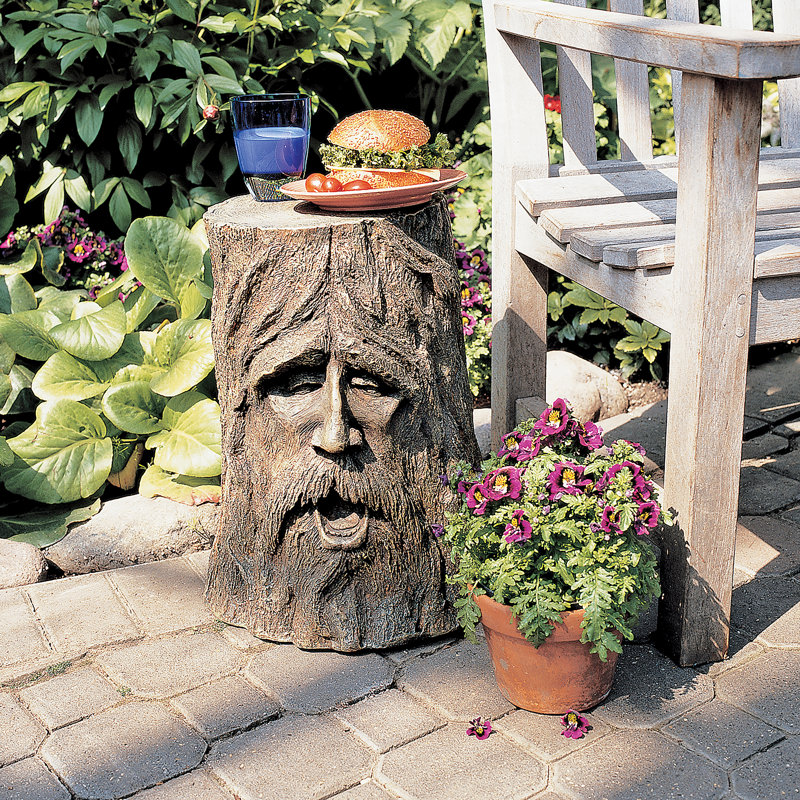 The Odin Tree Stump Statue Table