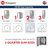 Kegco 24" Wide Dual Tap Stainless Steel Commercial Built-In Left Hinge Kegerator with Kit-32316757