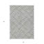 Tapis intérieur lavable à motif géométrique ivoire 5 pi x 8 pi