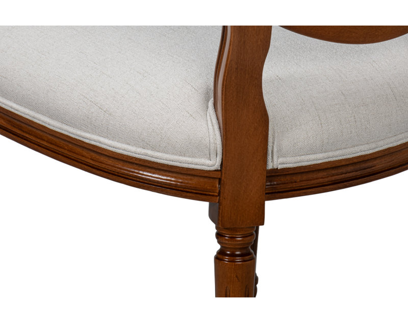 Hugo Upholstered Dining Chair, Brown
