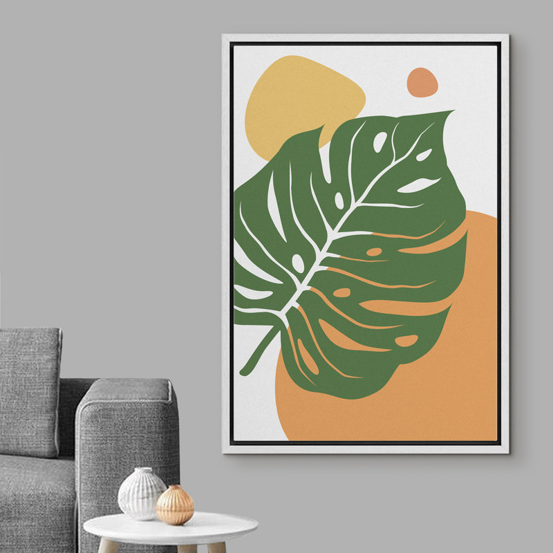 Cadre flottant, impression sur toile, Cadre blanc, H 36 po x l 24 po x P 1,5 po