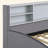 Twin Size Upholstered Platform Bed With Storage And Drawers, Gray-859325971