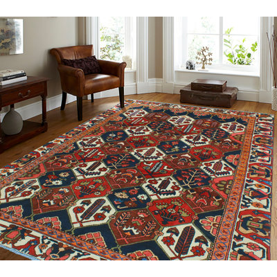 Khylar Bakhtiari Westley Burgundy Rug