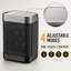 Chauffage d'appoint en céramique – Chauffage PTC 1500 W avec deux niveaux de puissance, protection contre la surchauffe et interrupteur anti-basculement, conception compacte et portable pour chambre, bureau et petits espaces-137264850