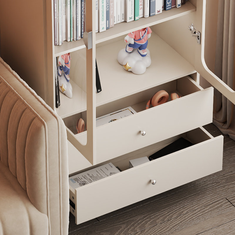 Bibliothèque à meubles de style français, (3 tablettes) H 59,06 po x l 31,5 po x P 15,75 po
