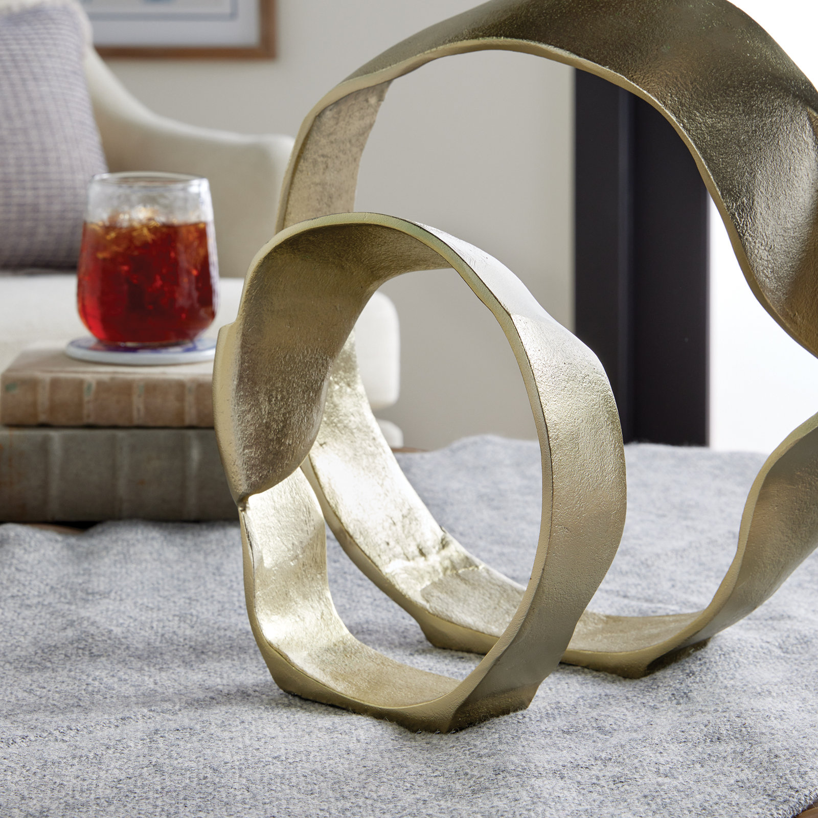 Harlow 2-Piece Sculpture, Gold