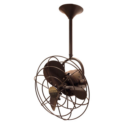 Ventilateur de plafond 3 pales 16 "avec commande murale
