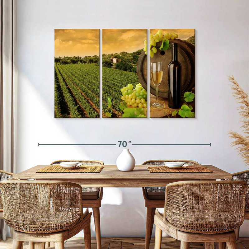 Yarlin Vineyard In Tuscany, 36" H x 57" W