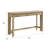 Coastal Console Table With 3 Stools in Beige With Three Drawers