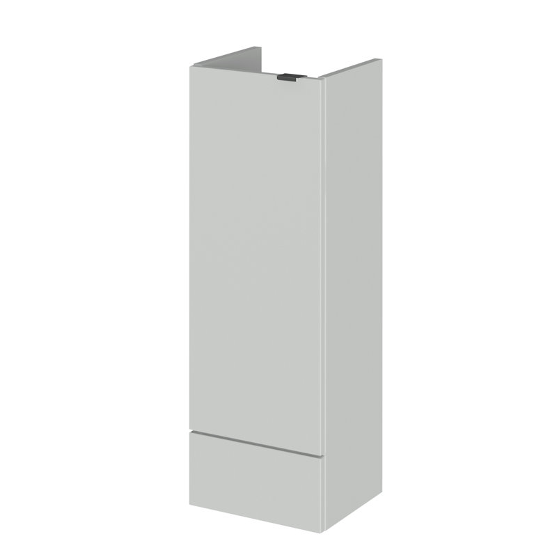 Fusion Bathroom Storage Cabinet, Grey, 86.4cm H x 30cm W x 25.3cm D