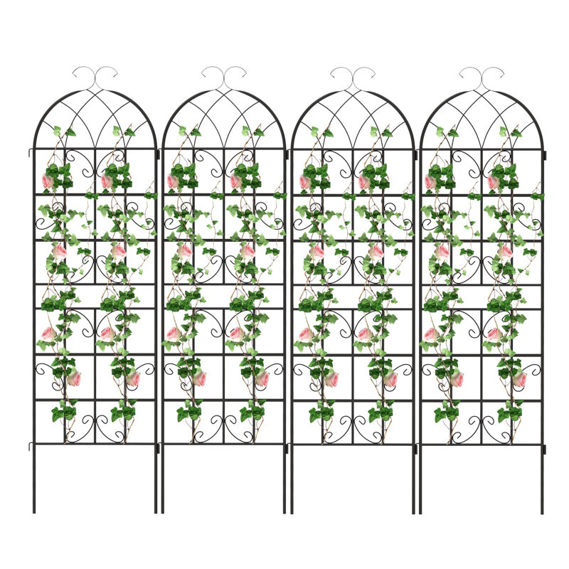 180cm W Metal Arched