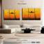 "Silhouette d'atterrissage d'aeroport" sur toile-98978081