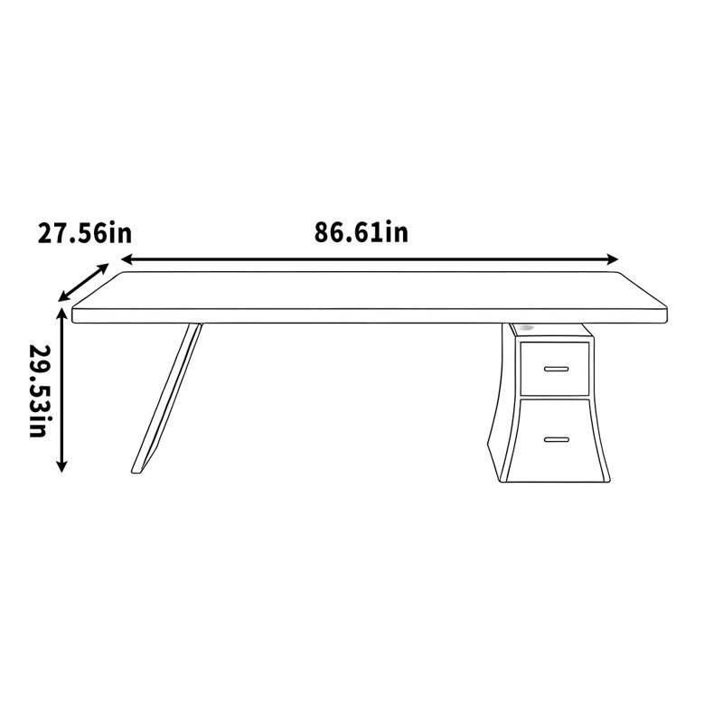 Ehrlich, H 29,53 po x l 86,61 po x P 27,56 po