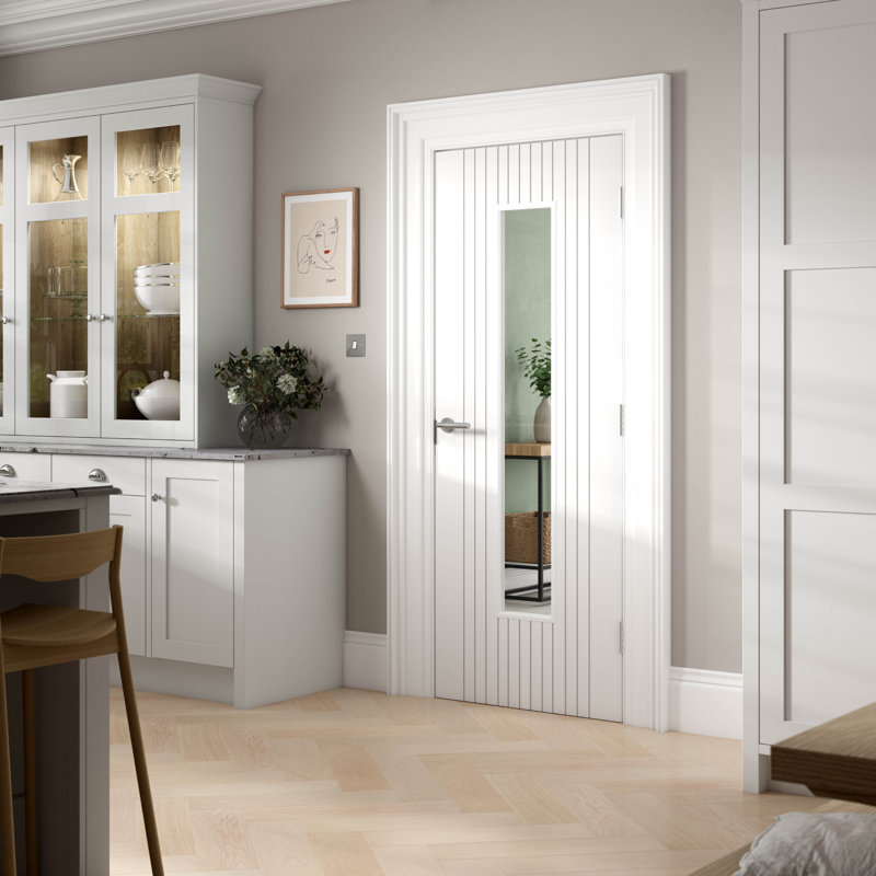 Aria Internal Door, White, 76.2cm W x 198.1cm H
