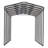 Galvanized Steel Rv Carport, 14X33X14-48451730-124236907
