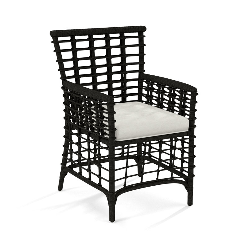 Bridgehampton Arm Chair, Basic Grey, Frost White