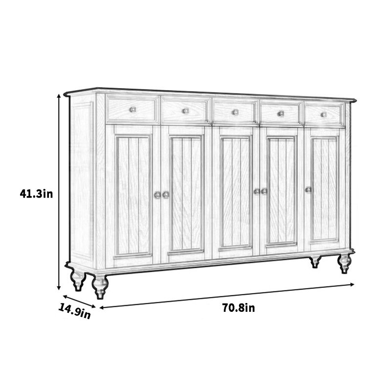 27 Pair Shoe Storage Cabinet, Brown