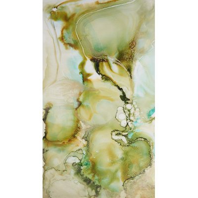 Onyx Flow Green Wall Mural