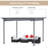 Retractable Pergola Canopy, Outdoor UV Protection & Sun Shade, Steel Frame For Garden, Grill, Patio, Backyard (Canopy)