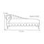 Chaise longue en tissu de qualité supérieure-105989235