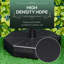 Outsunny Octagonal Garden Parasol Base Holder Market Umbrella Stand Black