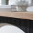 Console Table with Black Arch Base