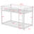 Archil Metal Bunk Bed, Low Bunk Bed With Ladder-545319841-545319846