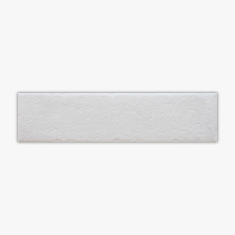 Feuille de mosaïque en céramique Brickell, Brickell Blanco mat