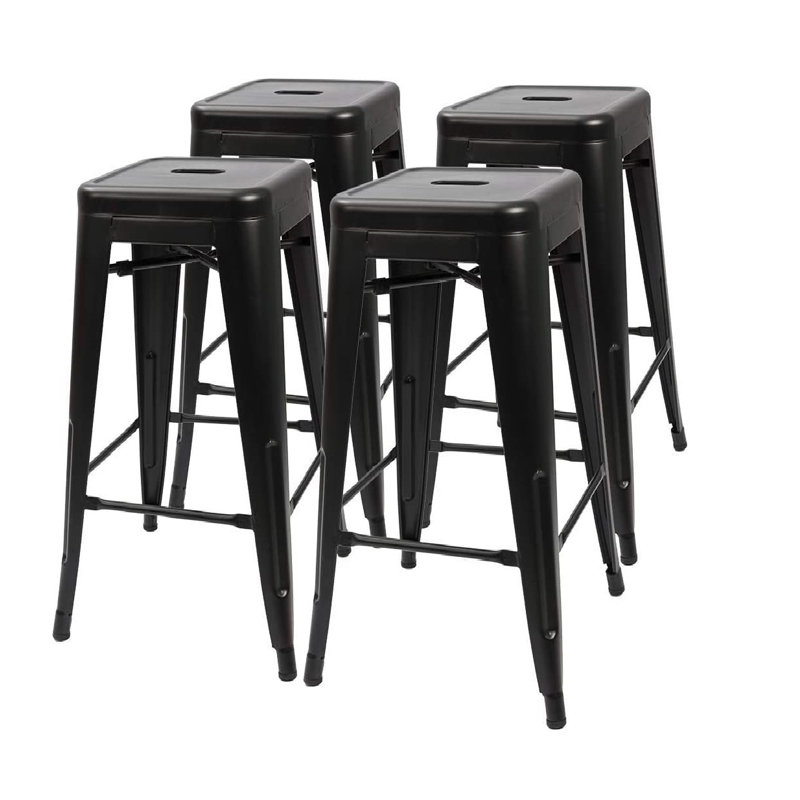 Lehman Stool, Black, Counter Stool (24” Seat Height)