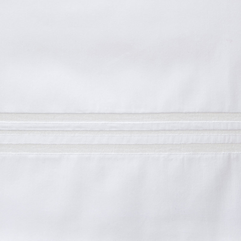 Triplo Bourdon Sham, White/Milk, Boudoir