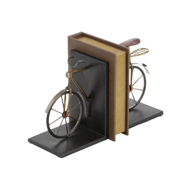 Ensemble de serre-livres en métal noir