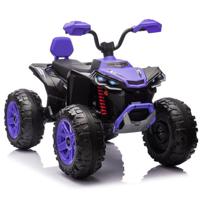 Deux-roues 24 V pour enfants avec VTT de 550 W, suspension hydraulique, freins à disque et lumières DEL