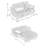 Push-in Corduroy Sofa Multifunctional Design-1330426299