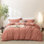 Ensemble de housse de couette simple simple - literie 100% microfibre soyeuse avec taies d'oreiller, lavable à la machine