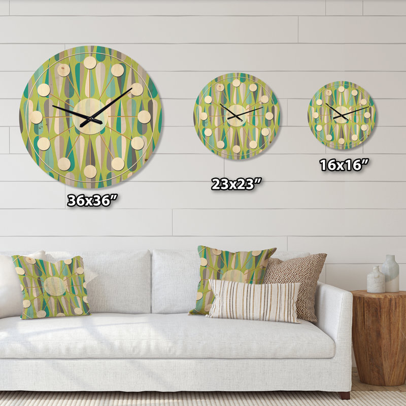 Solid Wood Wall Clock, Extra Large