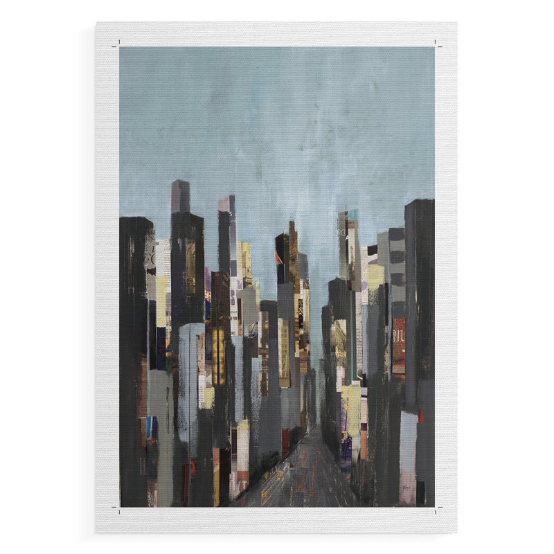 City Beat - Impression sur toile seulement - NON-CADRE, H 36 po x l 24 po