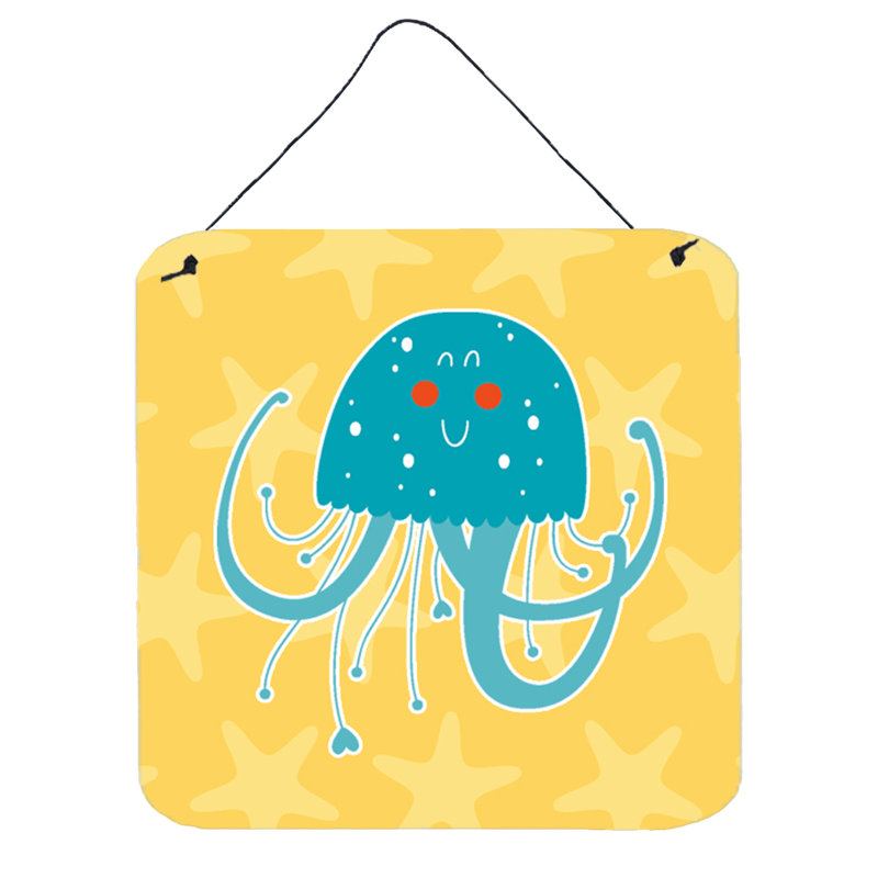 Décoration murale en aluminium jellyfish