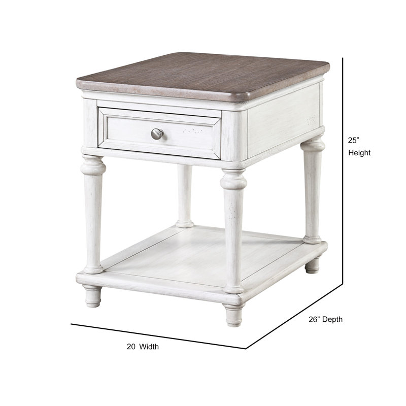 Table de bout avec rangement Sonoma