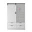 Armoire de rangement haute avec garde-robe