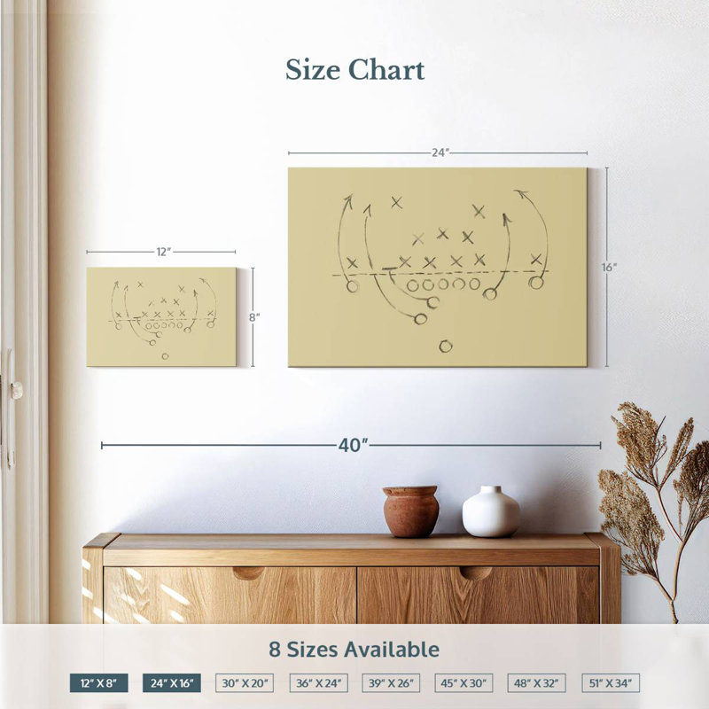 Sireci Playbook I, 16" H x 24" W