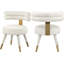 Chaise d'appoint rembourrée en velours Reimers-1441763671