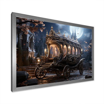 «Enchanted Evening Carriot - Old American Cart», art mural